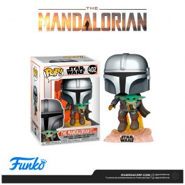 The Mandalorian – Mando flying w/ Child