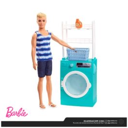 Barbie – Ken + Set Lavarropas