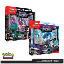 Pokémon TCG: Rival Battle Deck PACK – Marnie + Steven • Español