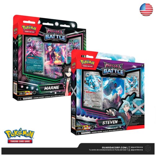 Pokémon TCG: Rival Battle Deck PACK - Marnie + Steven • Inglés