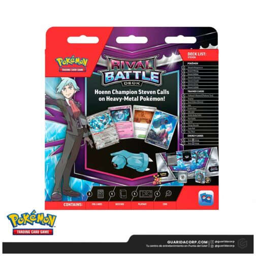 Pokémon TCG: Rival Battle Deck - Steven • Español - Imagen 2