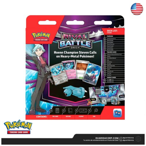 Pokémon TCG: Rival Battle Deck - Steven • Inglés - Imagen 2